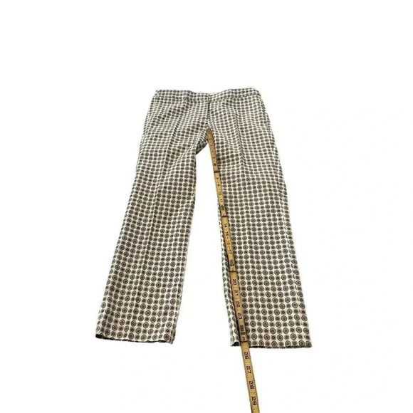 J. Crew Women's Cream City Fit printed Trouser Pants Size 0 - Picture 5 of 5